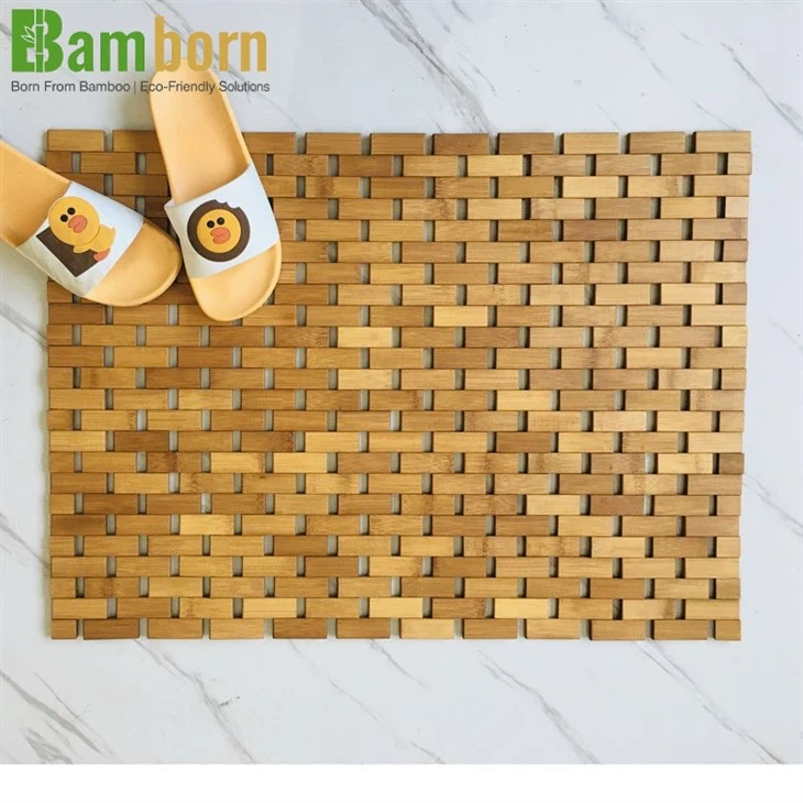 Bambusový lamelový koberec na vnútorné použitie