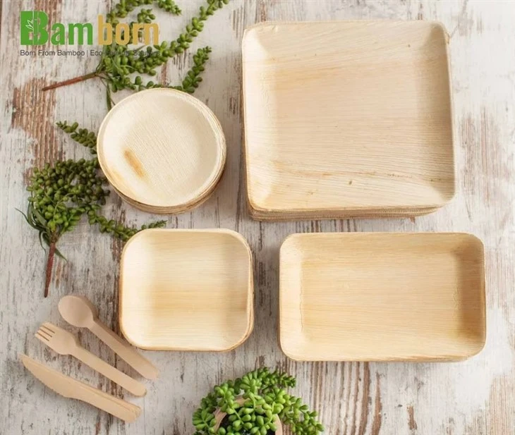 Natural Bamboo Disposable Plates factory